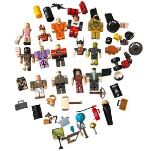 Large Lot of Roblox Toy Action Figures‎ Collection with Accessories No Codes